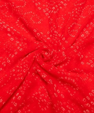 Bandhani Print Georgette Fabric